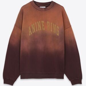 Anine Bing Gradient Brown Sweatshirt
